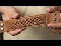 Free PDF Viking style leather bracelet with braiding tutorial. Урок "Браслет из кожи с плетением"