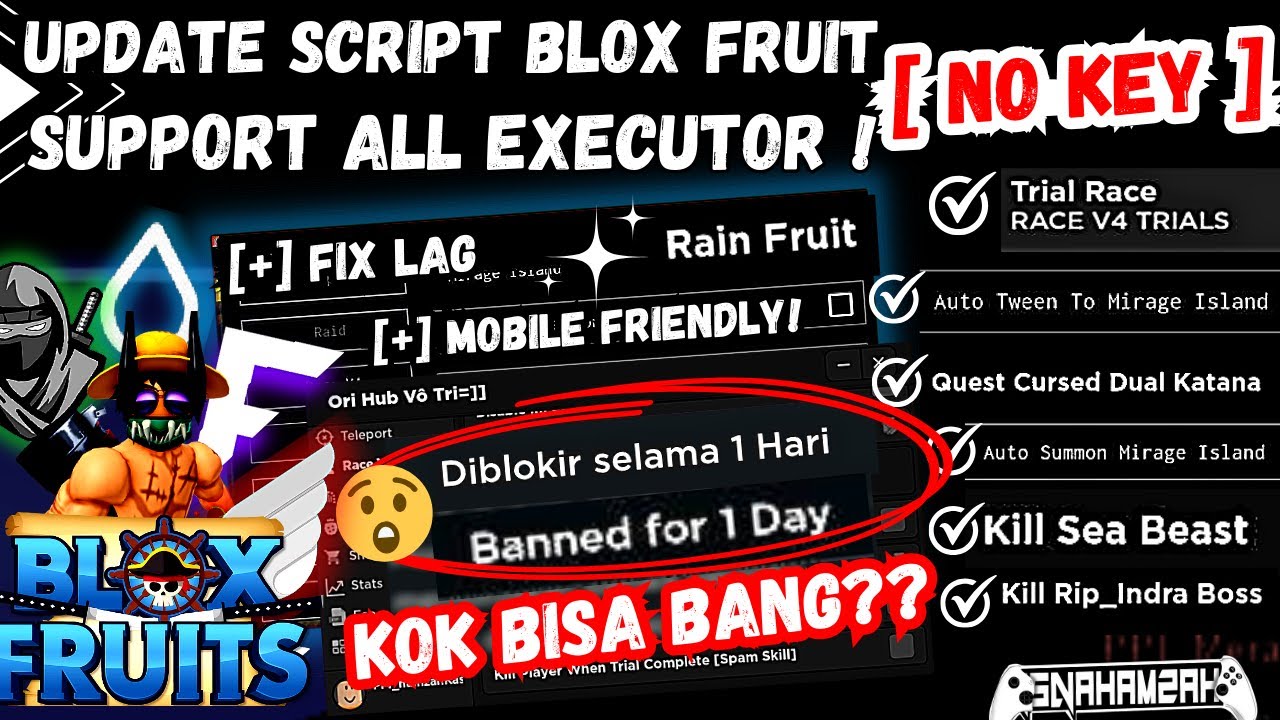 UPDATE ] BLOX FRUIT SCRIPT OP NO KEY!, RACE V4, AUTO FIND FRUIT!, AUTO  MIRAGE