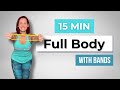 15 minute full body mini band workout for women