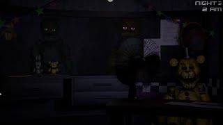 Five Nights At Fredbear&#39;s Family Diner Remake (AurusTeam) | Nights 4, 5 and 6 COMPLETE