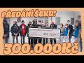 KeXVlog - Předávání šeku s 300 000KČ pro Míšu Klinice Axon