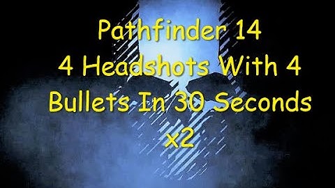 Ghost Recon Breakpoint : Pathfinder Rank 14 : 4 Headshots With 4 Bullets In 30 Seconds x2 *NEW*