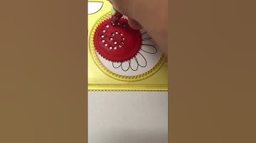 Simple Spirograph design Satisfying ASMR Video #shorts #ytshorts #asmr