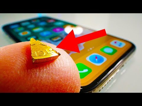 Can Fleck of Pure Gold Shatter iPhone X Screen?