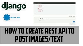 Python Django API to post images