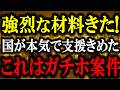 これはガチホ案件!国から『最大30億円』の神支援が決定!あの国策ド真ん中の超本命銘柄がヤバすぎる!