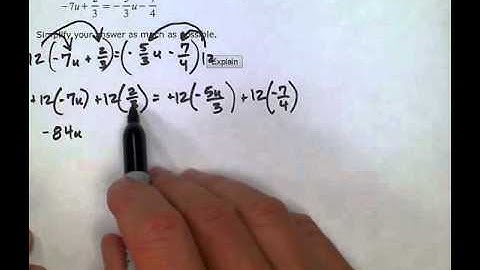 ALEKS: Solving a linear equation with several occurrences of the variable (MC).