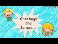 Saludos y despedidas en inglés. (Greetings and farewells)