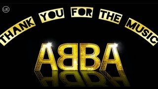 THANK YOU FOR THE MUSIC Karaoke (PIANO backing IN THE STYLE OF 'ABBA') Lyrics Video mama mia