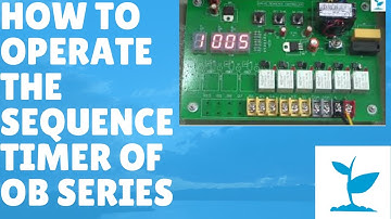 How To Operate The Sequence or Sequential Timer Of OB SERIES | OB-6 | AMRIT FILTRATION EQUIPMENTS