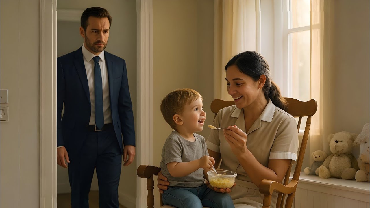 Ce père célibataire surprend la domestique en train de nourrir son fils… Ce qu’il découvre va tout