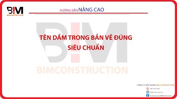 Cách đánh tên dầm trong bản vẽ thi công
