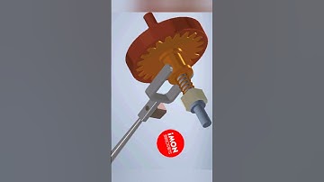 3D Animation of Toothed Clutch in Autodesk Inventor || #shorts #viral #animation #trending #short