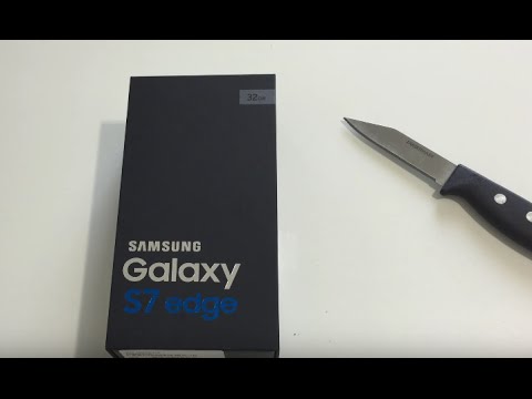 Samsung Galaxy S7 Edge (Silver 32GB) Unboxing