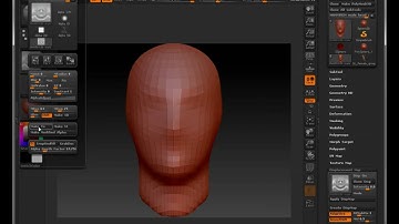 zbrush sculpty basics  texture basics 4