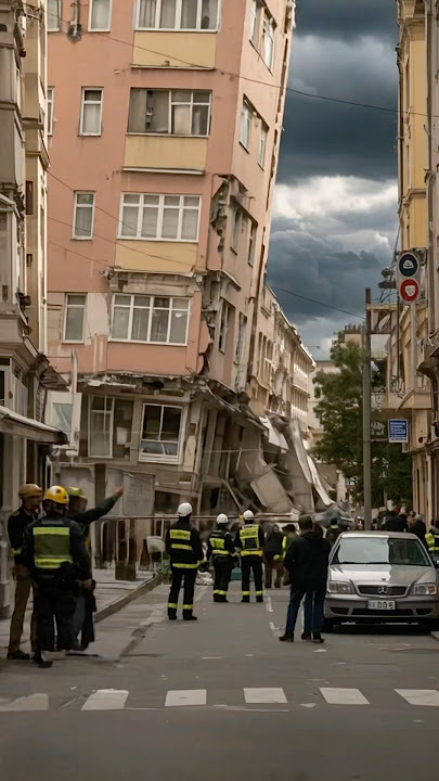Huge Building Collapse in the Middle of the City! #buildingcollapse #citydisaster