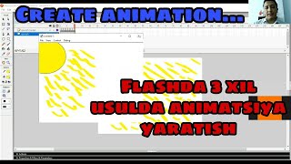 ADOBE FLASH DASTURI || 2 - DARS || MACROMEDIA FLASH DASTURIDA UCH XIL USULDA ANIMATSIYA YARATISH