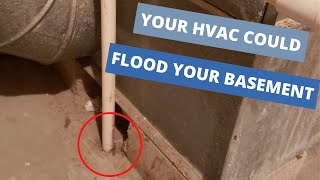 Prevent your AC condensate drain from flooding your house (never drain your HVAC into the conc slab)