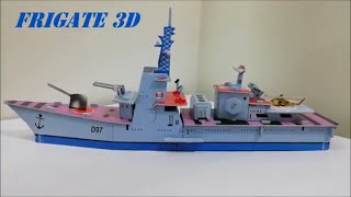 Great lockdown boredem killer NIMNIK Missile frigate 3D puzzle 