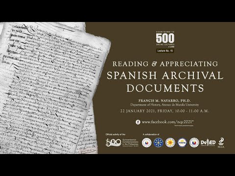 Reading and Appreciating Spanish Archival Documents | Countdown to 500 | 22 January 202