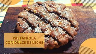 PASTAFROLA DE CHOCOLATE CON DULCE DE LECHE