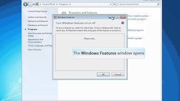 Install IIS on Windows 7