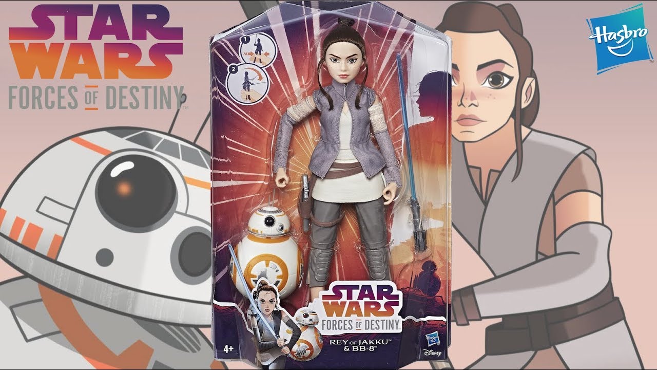 Star Wars Forces of Destiny Rey of Jakku and BB-8 Adventure Set