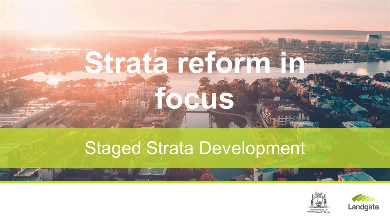 Making strata better - Staged strata development