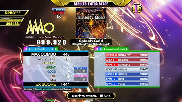 [DDR A3] Splash Gold (DSP-13) 999,920 PFC