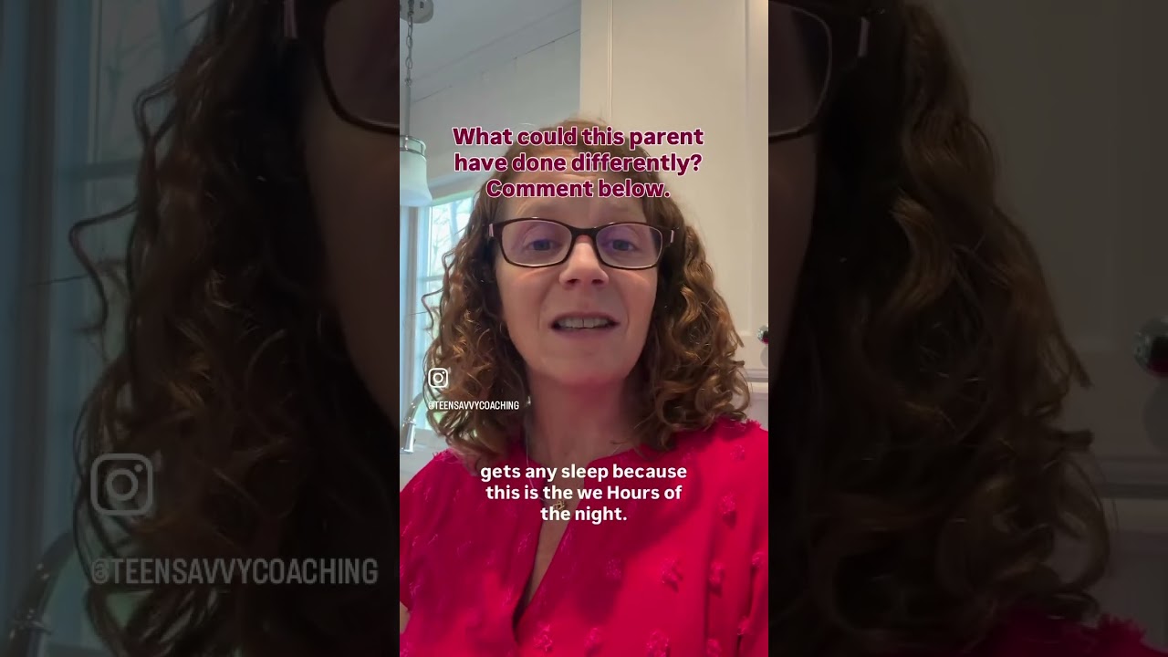 Parents of Teens and Tweens!  What could this parent have done differently here?  Comment below.