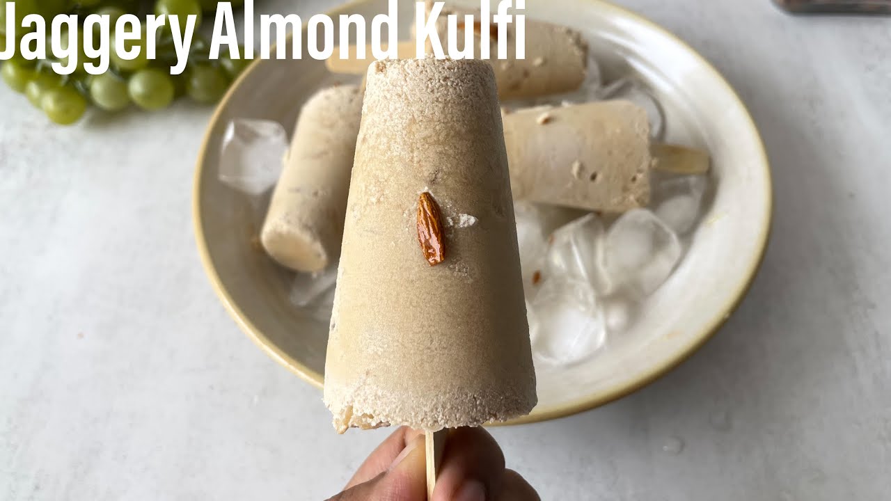Jaggery Almond Kulfi | ONLY 3 INGREDIENTS | Gud Ki Kulfi | Best Summer Kulfi Recipe | Best Bites