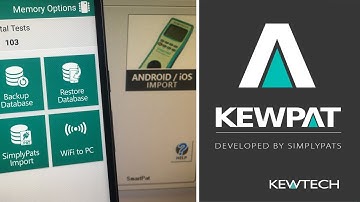 KEWPAT App - Downloading Data to SimplyPats V7 Via WiFi