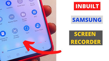 Samsung Inbuilt Screen Recorder - S10 Series & Above
