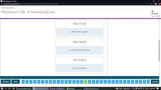 Modules 11 - 13: IP Addressing Exam Answers