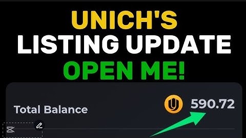 💥 UNICH Listing Update, FD points & UNICH Network Update