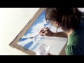 Reworking a watercolour sky painting with artist michele webber