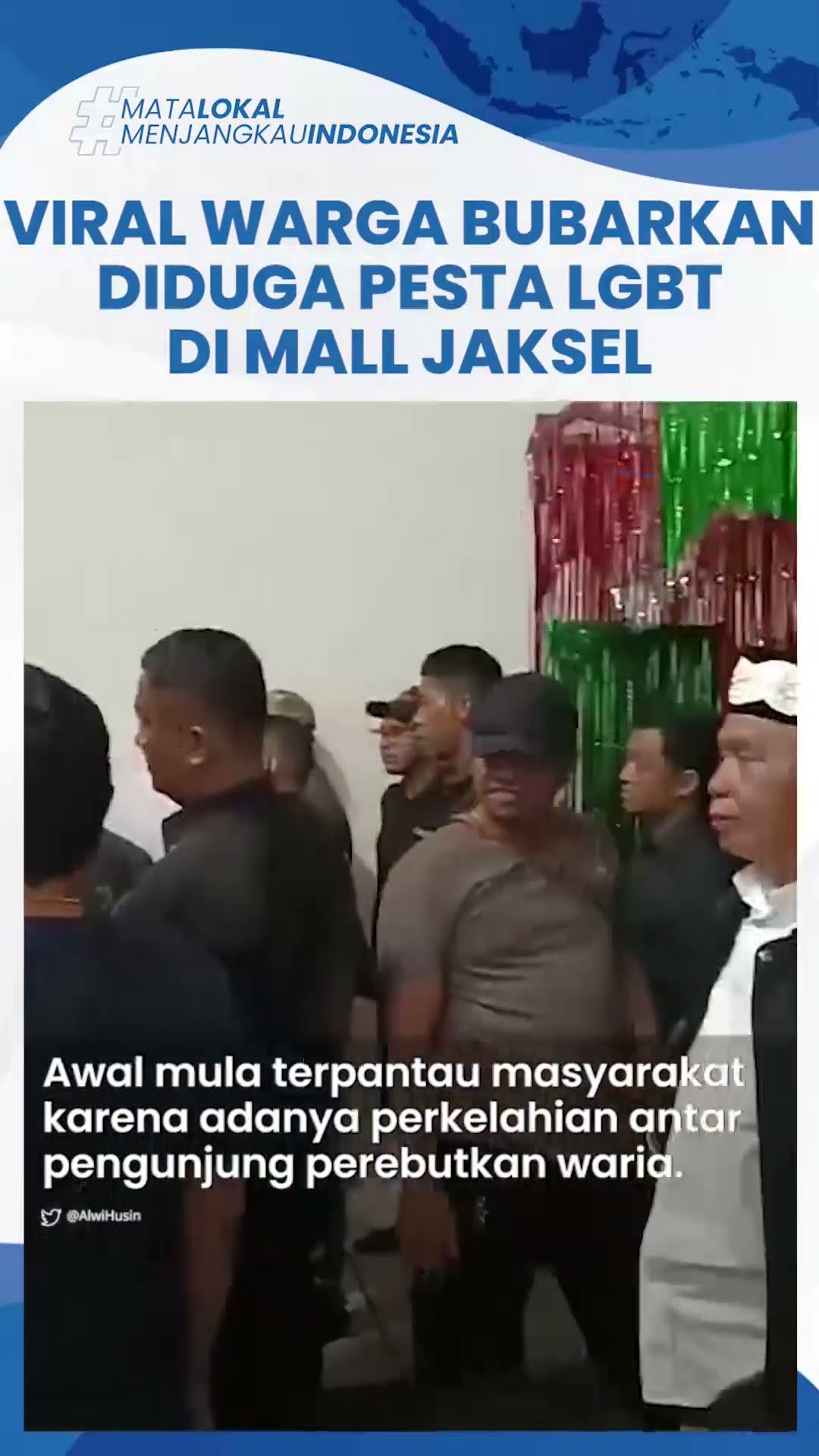 Viral Video Warga Bubarkan Diduga Pesta LGBT di Mall Jakarta Selatan, Polisi Langsung Selidiki