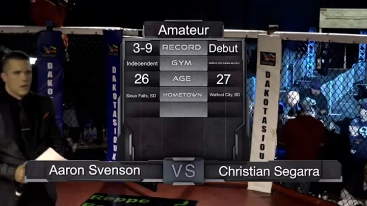 Fury Fights Aaron Svenson vs Christian Segarra