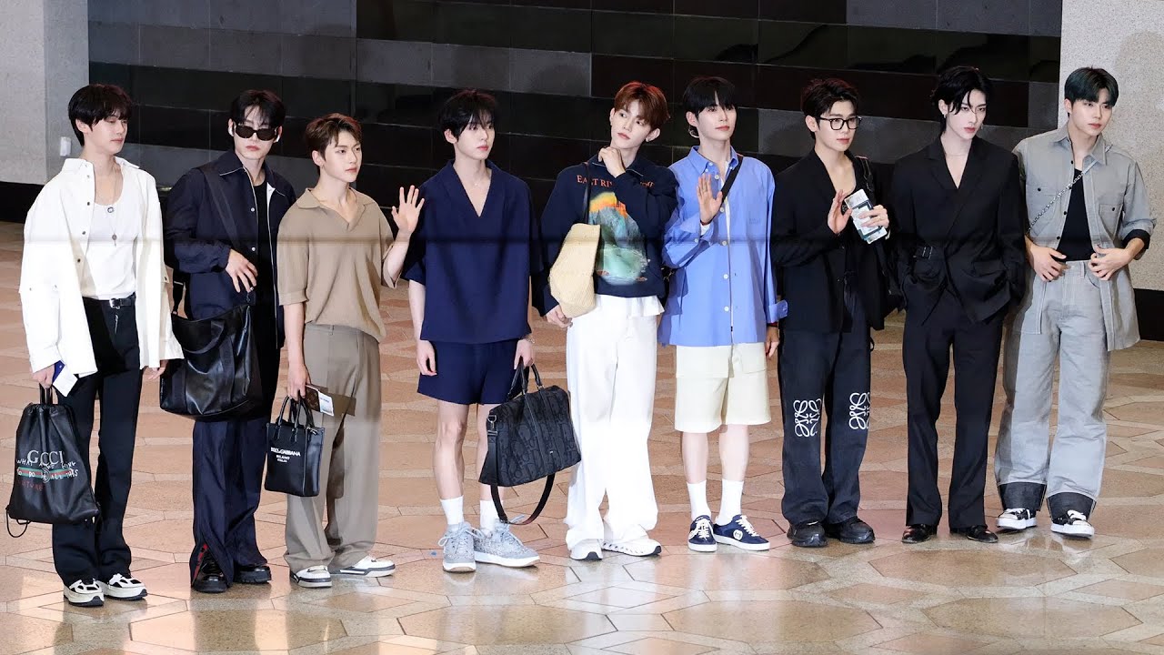 제로베이스원(ZEROBASEONE) 일본 음악중심 출국 Departure | 김포공항 • 240628