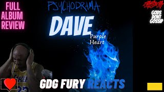 AMERICAN Reacts to Dave - Purple Heart (Full album Review Track 4)