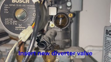 How to replace diverter valve on a Worcester / Bosch / British Gas 532  combi boiler