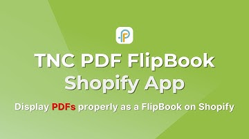 TNC PDF FlipBook Shopify App Promo | Shopify PDF to FlipBook