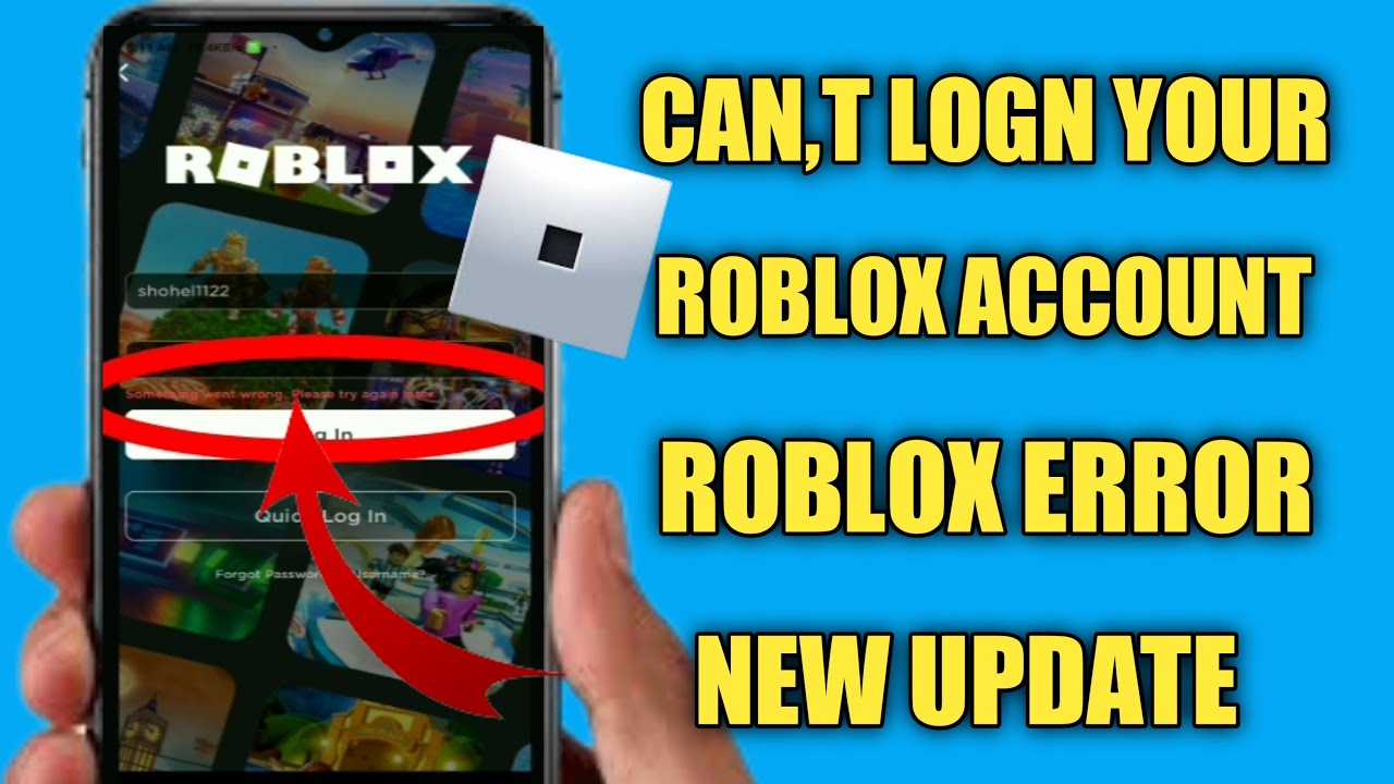 How to Fix Can't Login to Your Roblox Account, Cant Login to Roblox