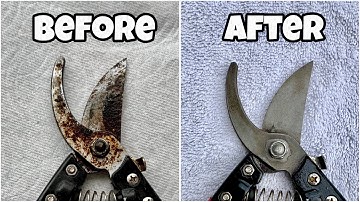 Easy Way to Remove Rust from Garden Tools