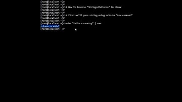 How To Reverse Strings In Linux | Kayyum698 | @kayyum698