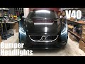 Volvo V40 Headlight & Bumper Removal - How To Remove DIY 2012-2019