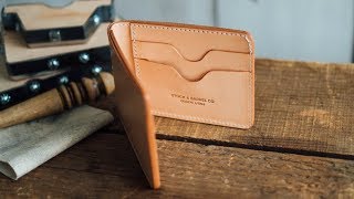 Making a Leather Billfold Wallet