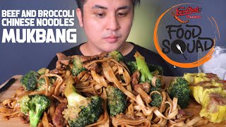 BEEF AND BROCCOLI CHINESE NOODLES MUKBANG | EXCELLENT PANCIT CANTON WITH WHOLE WHEAT