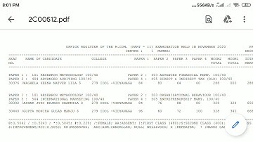 MCOMPART2IDOL pending RESULT 2020(NOVEMBER HELD EXAM)#mcom part2 idol result#mumbai university