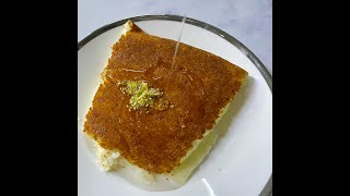 The Most Delicious  Homemade Lebanese Knafeh   كنافة